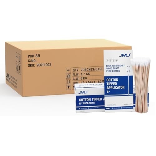 JMU 6 Inch Medical Cotton Tipped Applicators