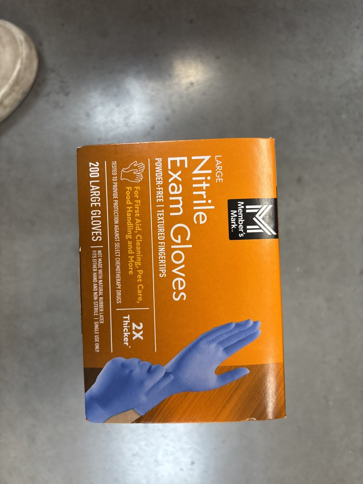 Member’s Mark Nitrile Exam Gloves Large 200 Count
