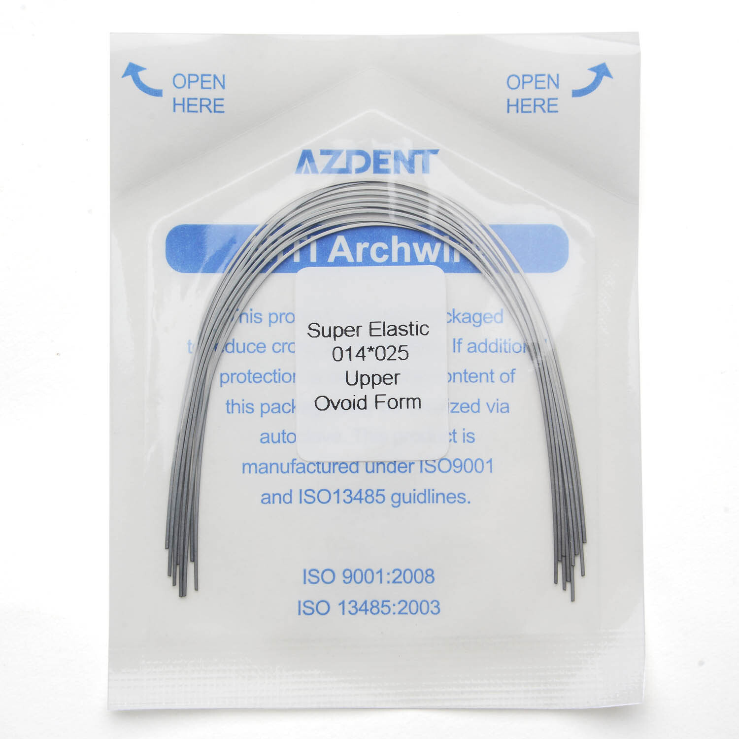 AZDENT Dental Orthodontic Super Elastic Niti Ovoid Form Rectangular Arch Wires