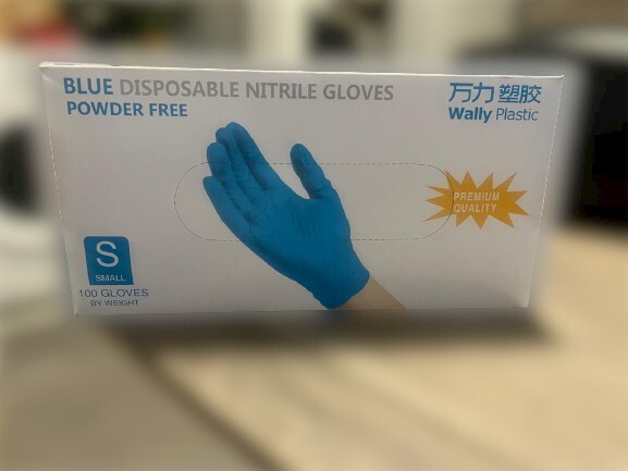 1000 Disposable Nitrile Gloves Blue Size Small 1000 Gloves Powder Free Medical