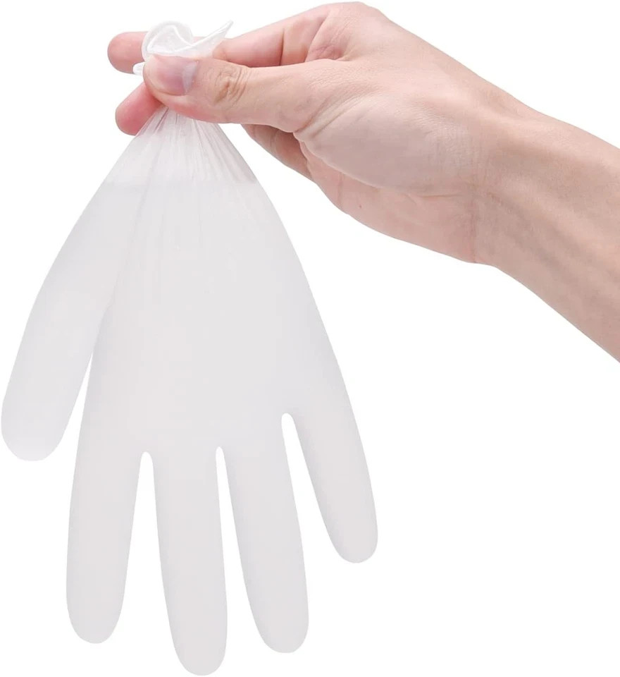 Schneider Clear Vinyl Exam Gloves, Latex-Free, Disposable Medical Gloves, Cleani