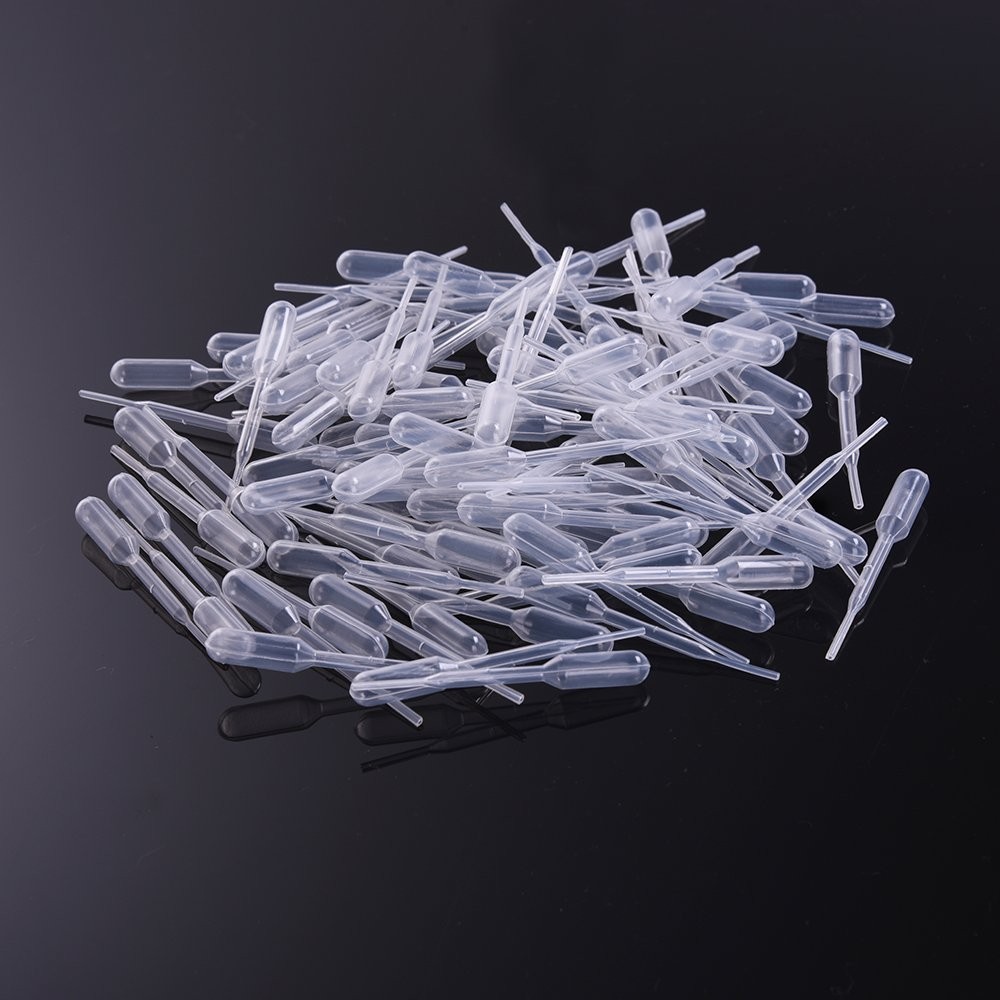 200 Pieces 0.2 ml Capacity Disposable Graduated Transfer Pipettes Dropper Polyet