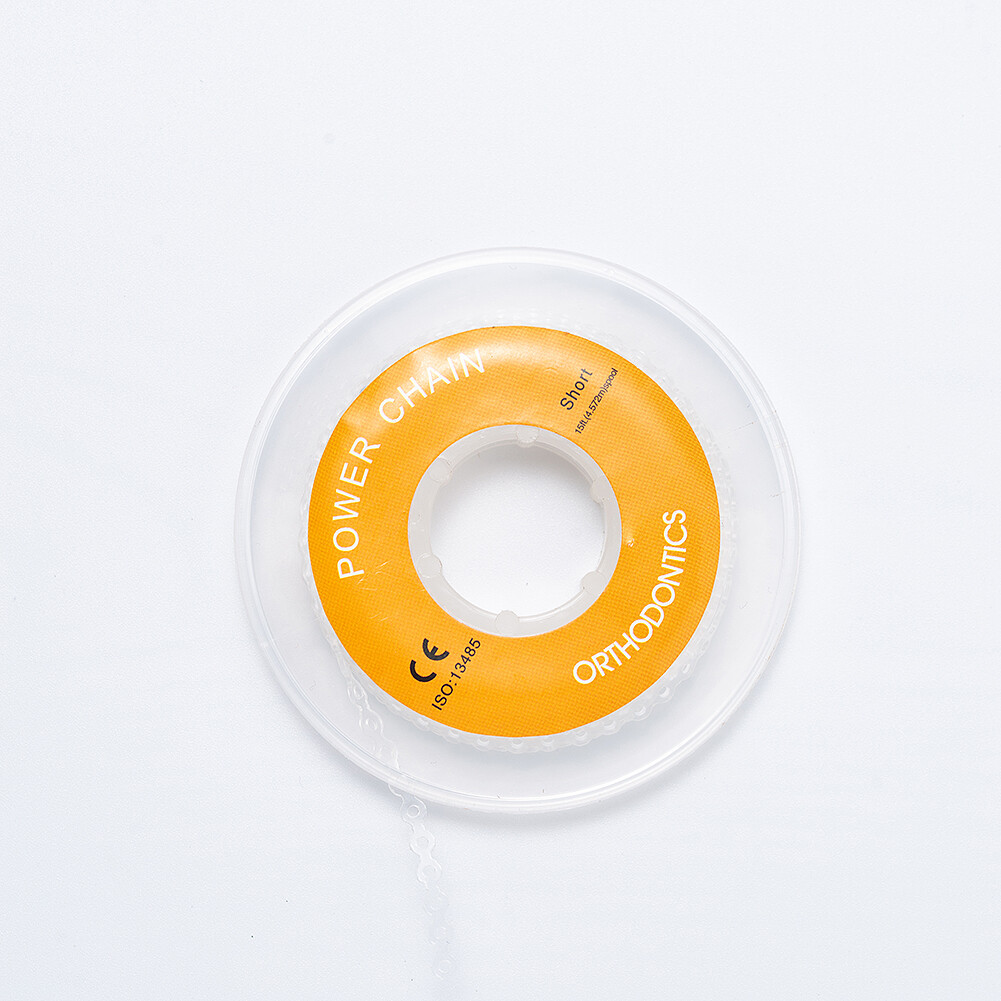 Dental Orthodontic Power Chains Braces Rubber Bands Elastic Short Long Closed