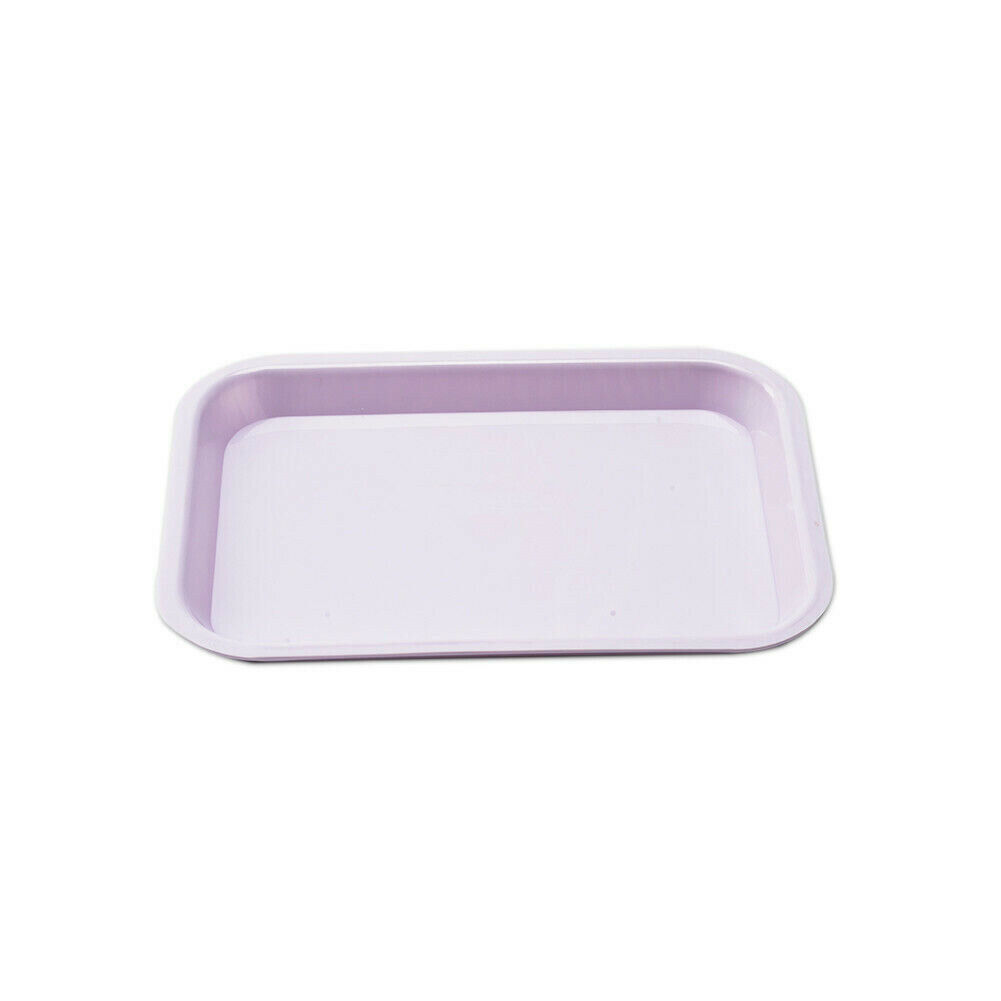 Dental Standard Autoclave Tool Plastic Mini Flat Tray Size Choice Sea Blue 135°C