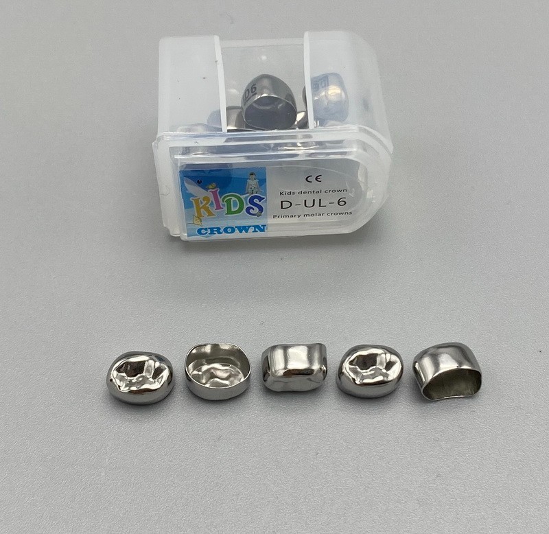 Dental Kids Crown stainless steel Primary Molar Pediatric Crowns Kit 48Sizes USA