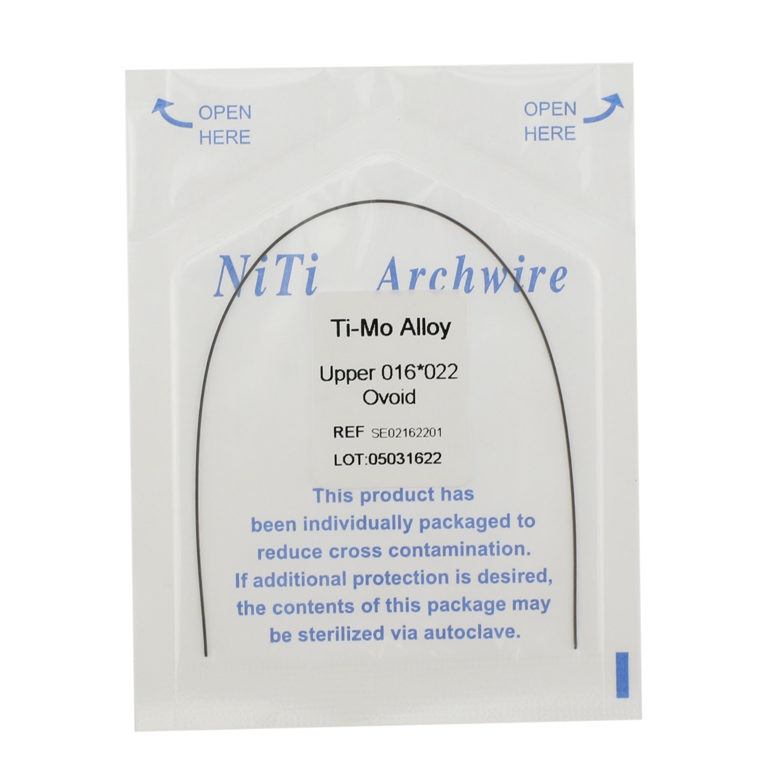 Dental Orthodontic Arch Wires Ovoid Ti-Mo Alloy TMA Titanium Molybdenum DAMON AO