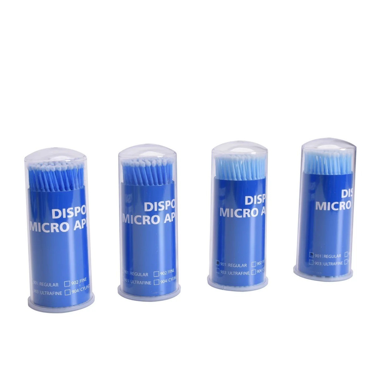400 Microbrush Micro Brush Applicator Tips Regular, Fine, Super Fine Dental