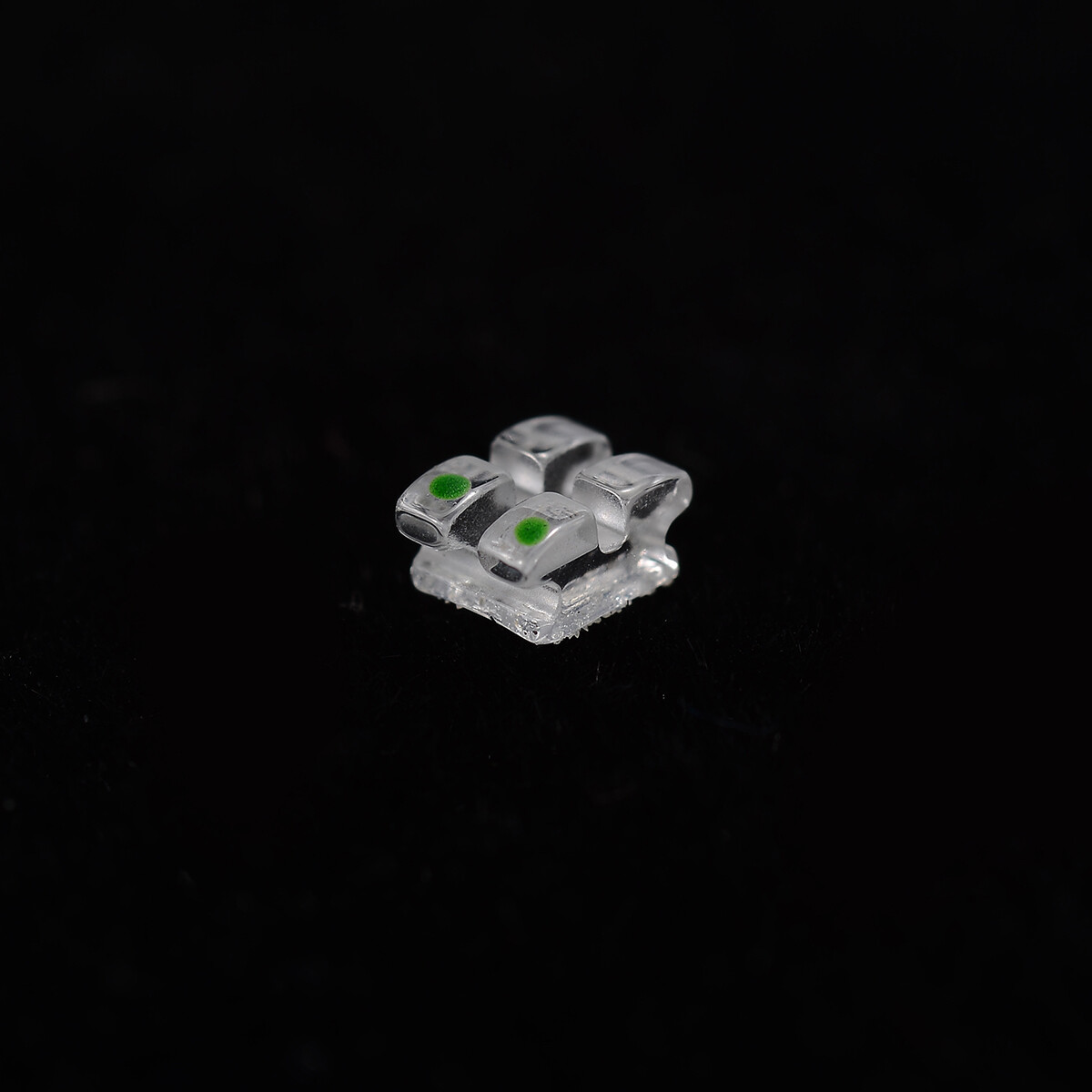 20pcs Dental Ortho Monocrystalline Sapphire Ceramic Clear Bracket MBT/ROTH 0.22