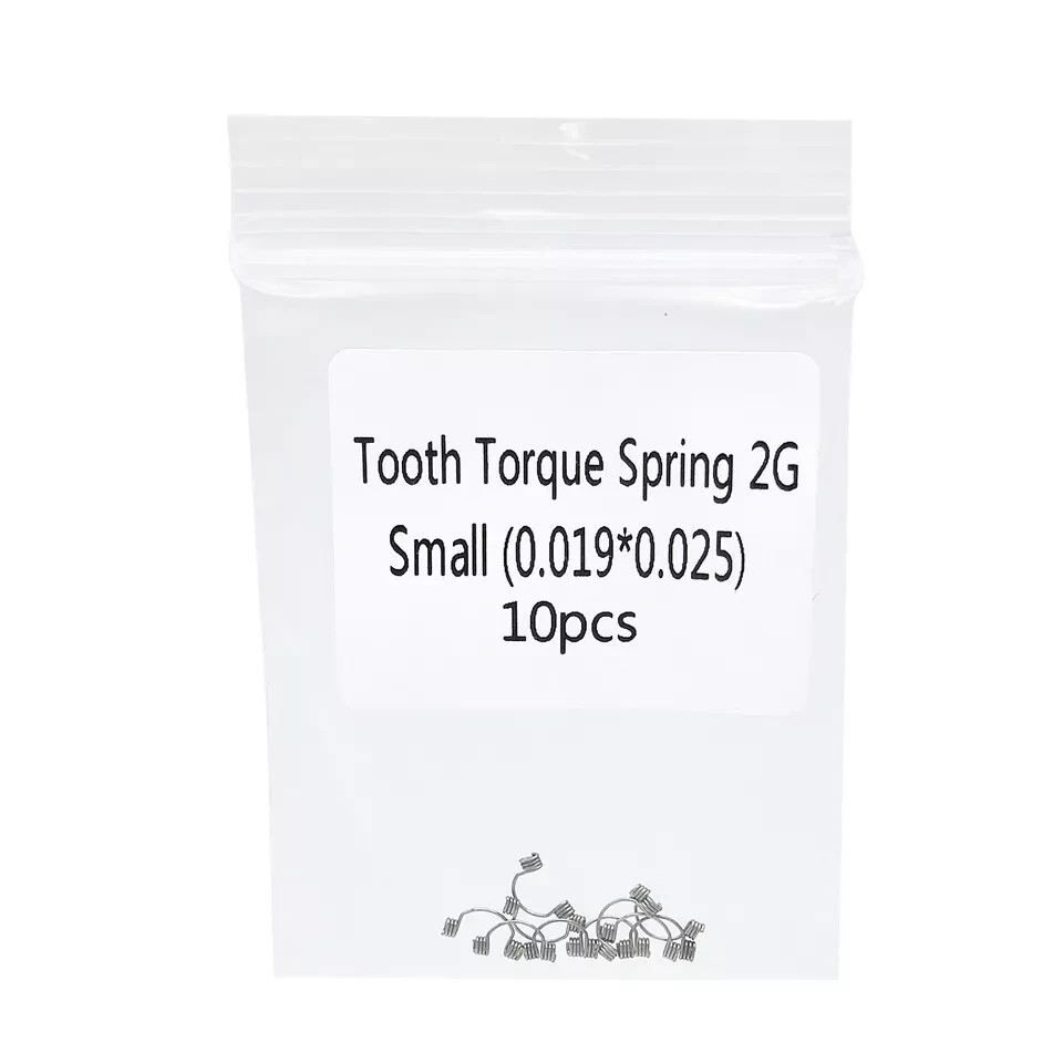 10Pcs/Bag Dental Orthodontic Anterior Teeth Torque Wire Spring Rectangular