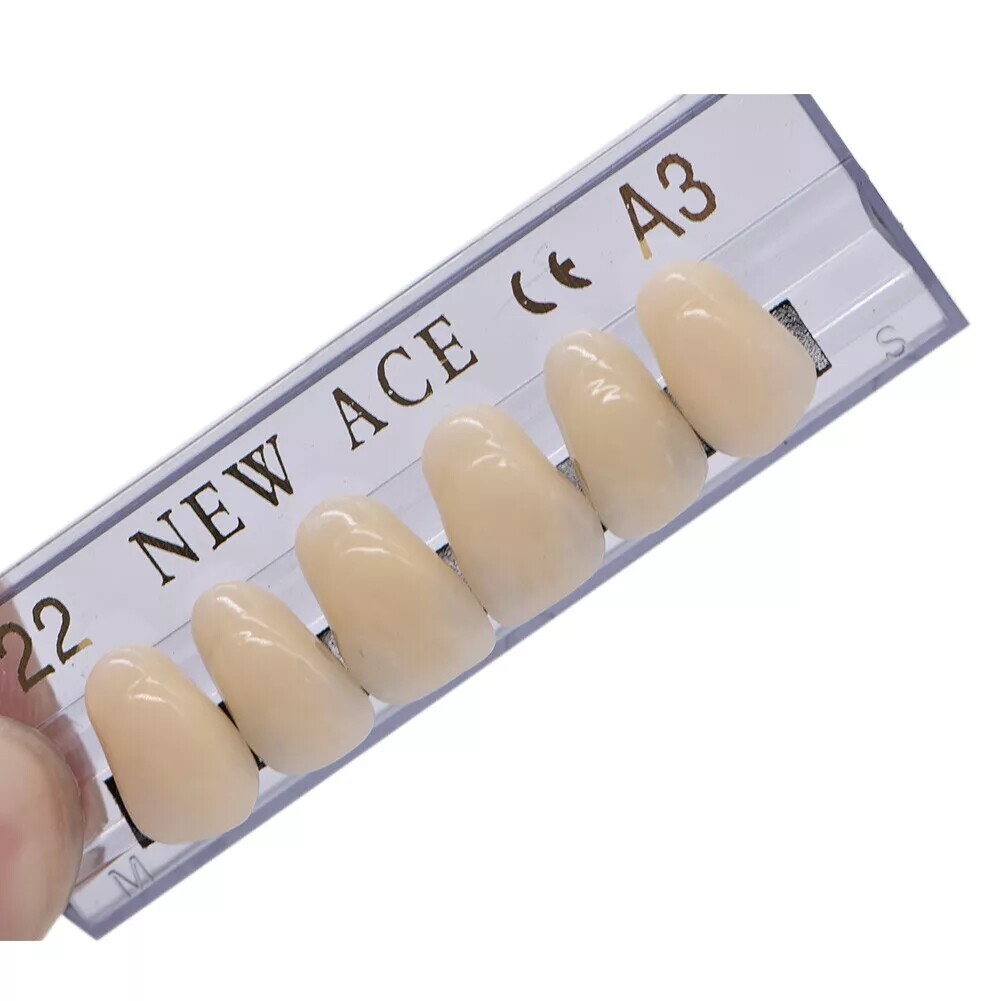 168PCS Acrylic Resin A1/A2/A3 Dental Denture Teeth Upper Lower Shade 22/23/24#