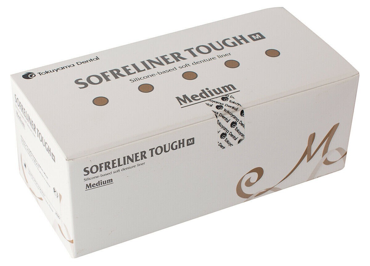 TOKUYAMA Dental silicon Sofreliner Tough Chairside Soft Denture Reline.