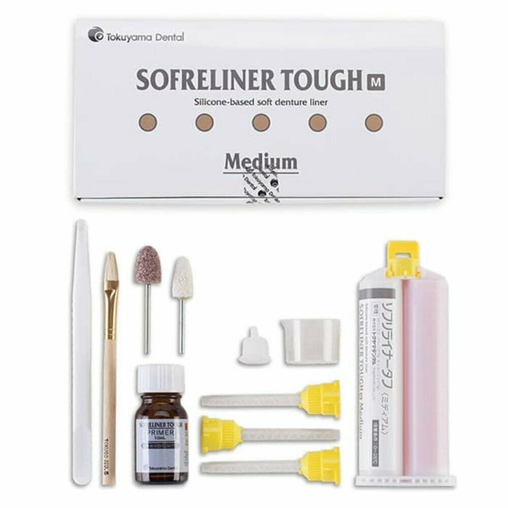 TOKUYAMA Dental silicon Sofreliner Tough Chairside Soft Denture Reline.