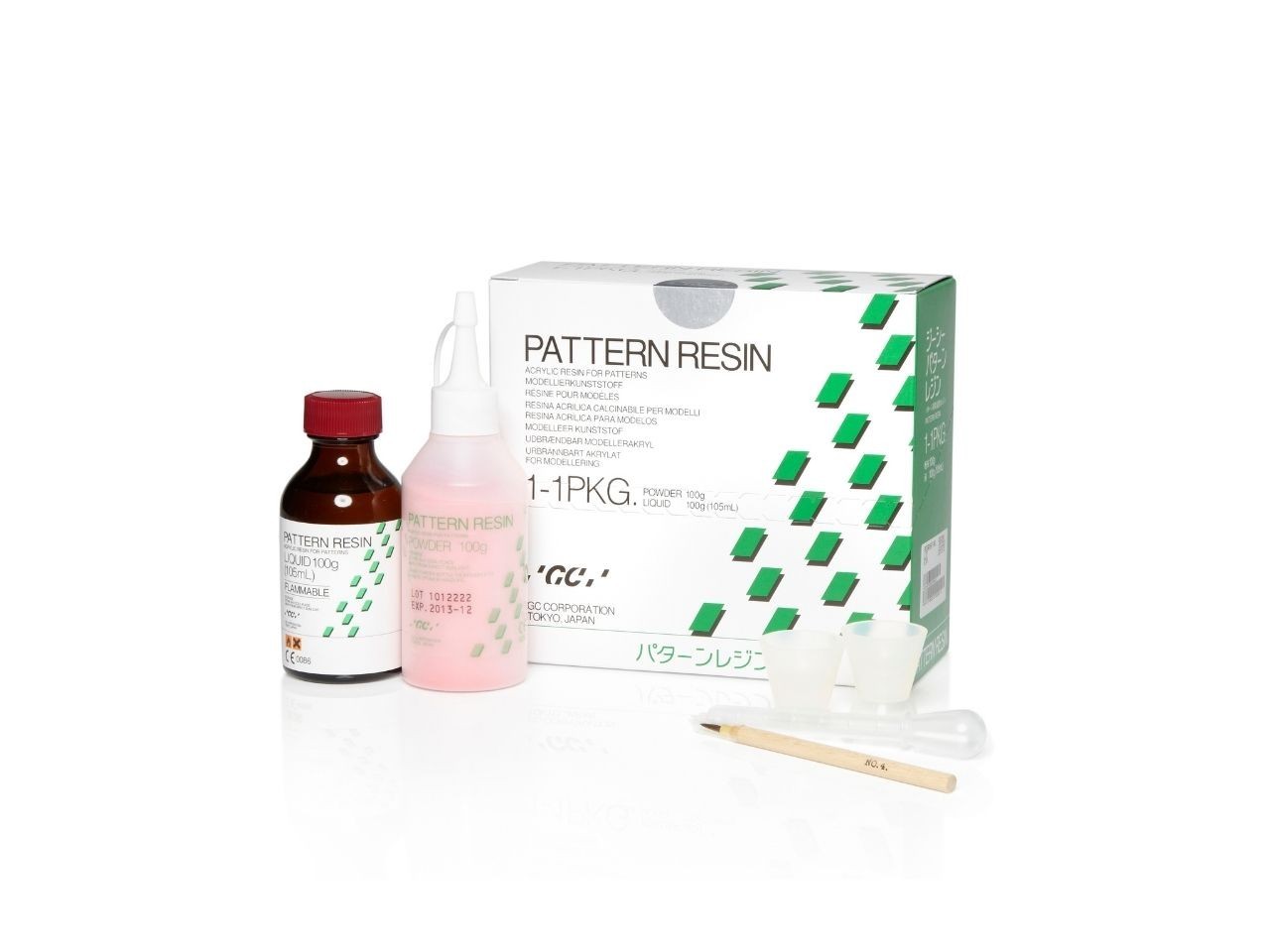 NEW DENTAL GC PATTERN RESIN LS SELF-CURING, ACRYLIC RESIN MATERIAL – Free Ship