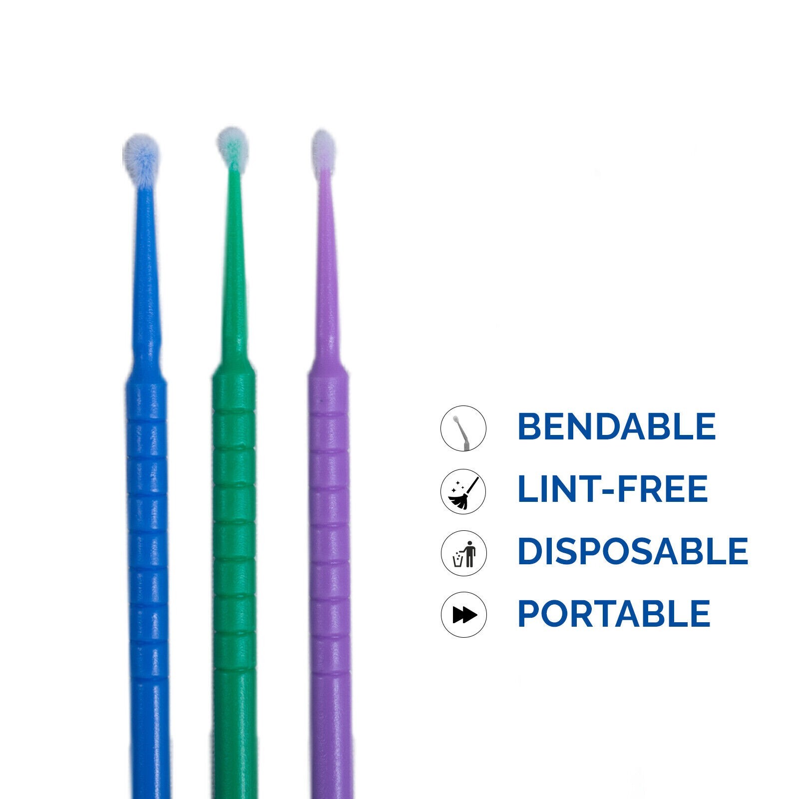 400 Micro Brushes Applicators Microbrush Dental (Regular, Fine, Super Fine) Eye