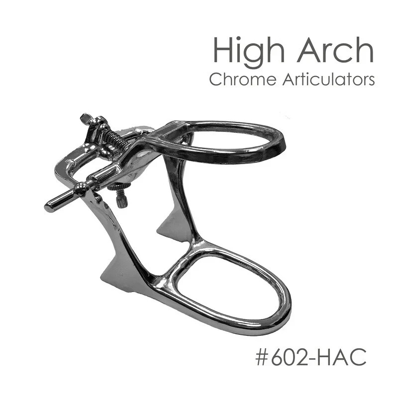 Dental High Arch Large Denture Chrome Articulator – 12 pcs