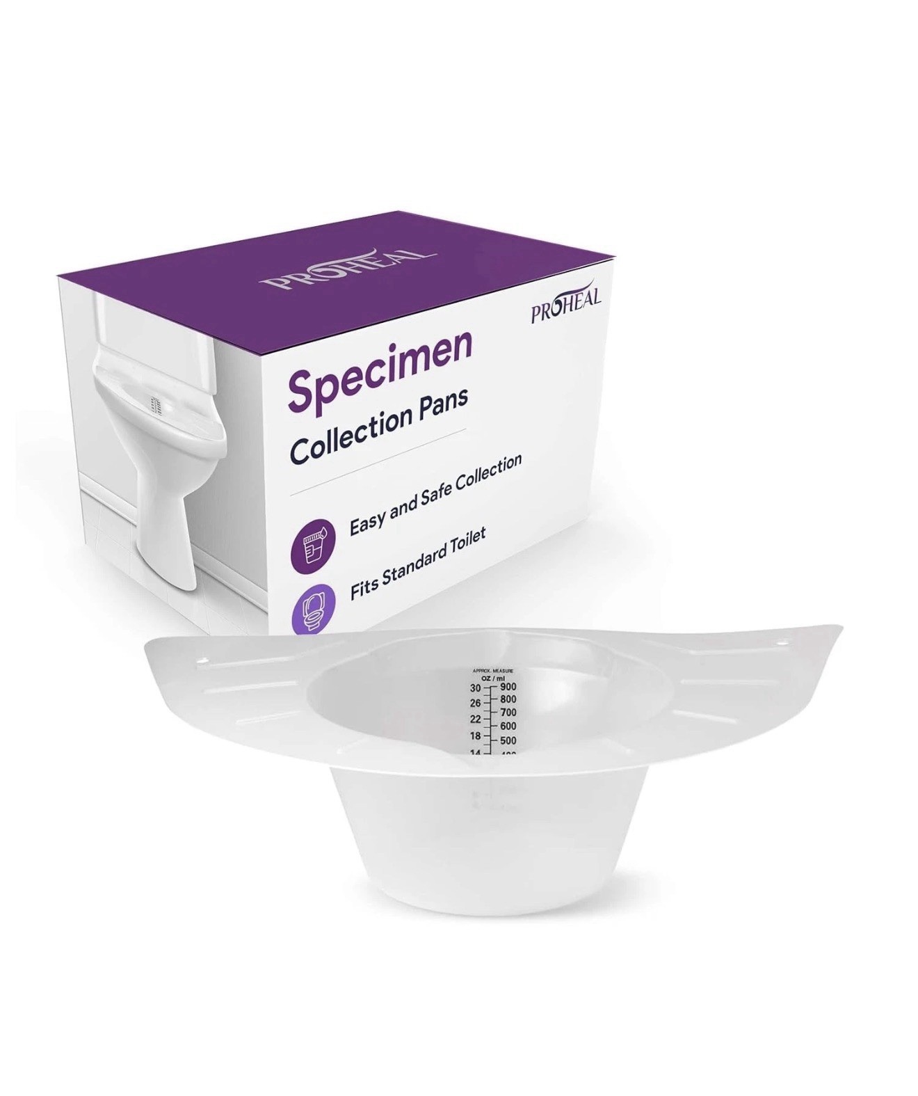 10-PACK Urine Hats for Toilet Reinforced Ribbing Stool Sample Collection