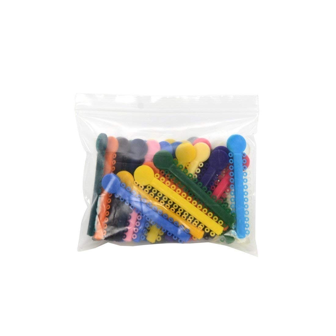 Complete Orthodontic Ligature Tool Set – 1040 Colorful Rubber Bands for Braces