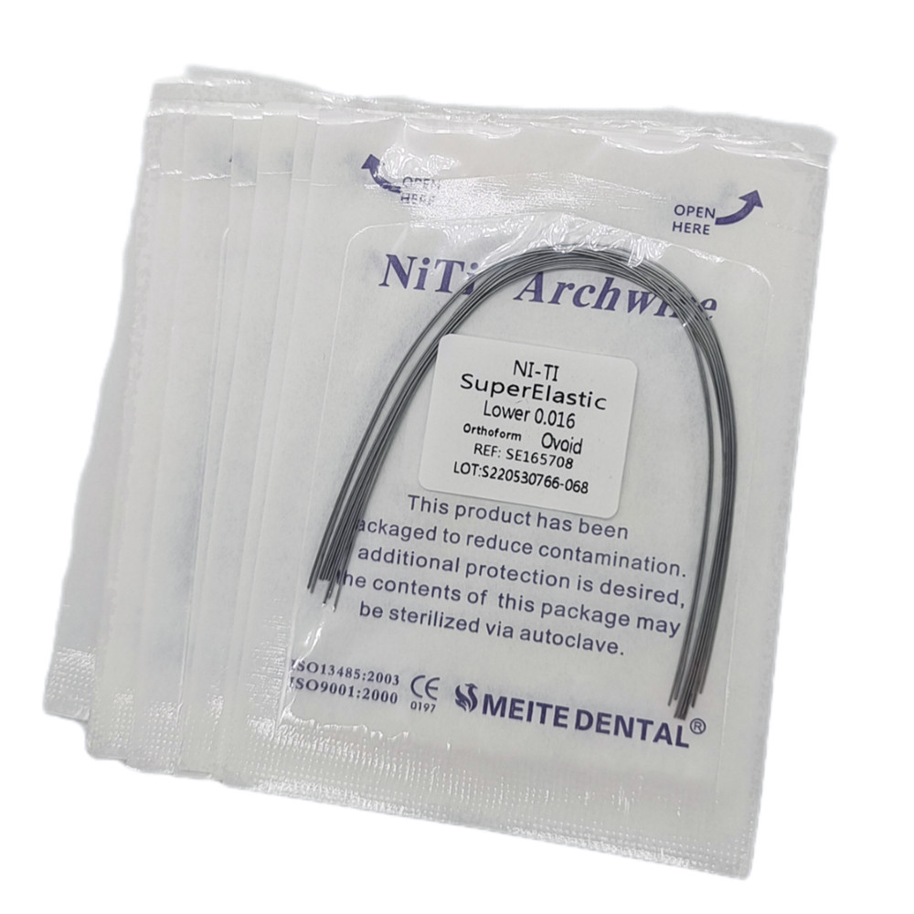 Dental Orthodontic Super Elastic Niti Arch Wire Round 012-020 UPPER LOWER