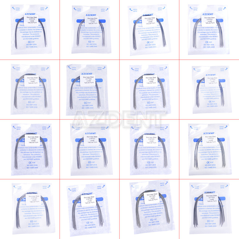 10pcs/pack AZDENT Dental Orthodontic Stainless steel Arch Wire (rectangular)