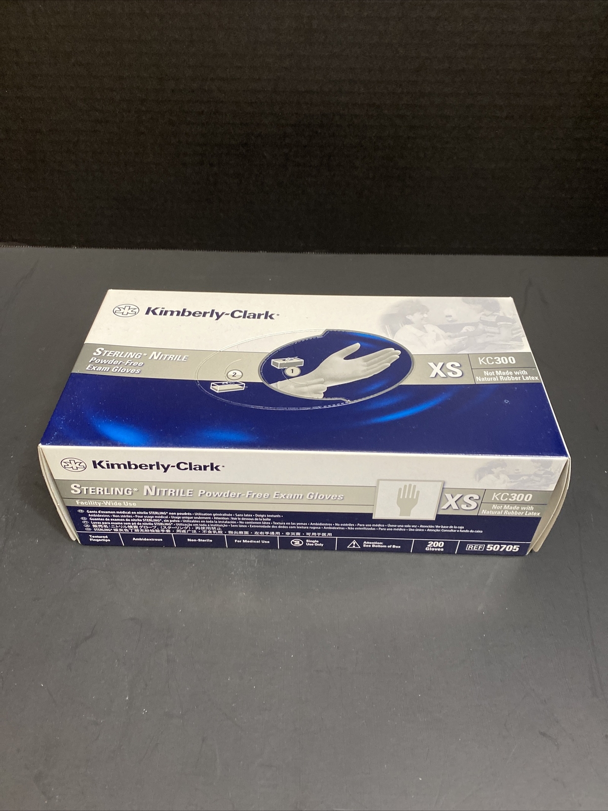 Kimberly-Clark Nitrile Gloves Extra Small 10 Boxes with 200 Gloves Each