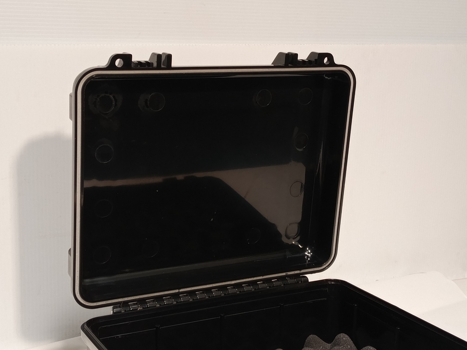 S3 Cases 6200 watertight protective hard case w/ foam insert, black, As shown