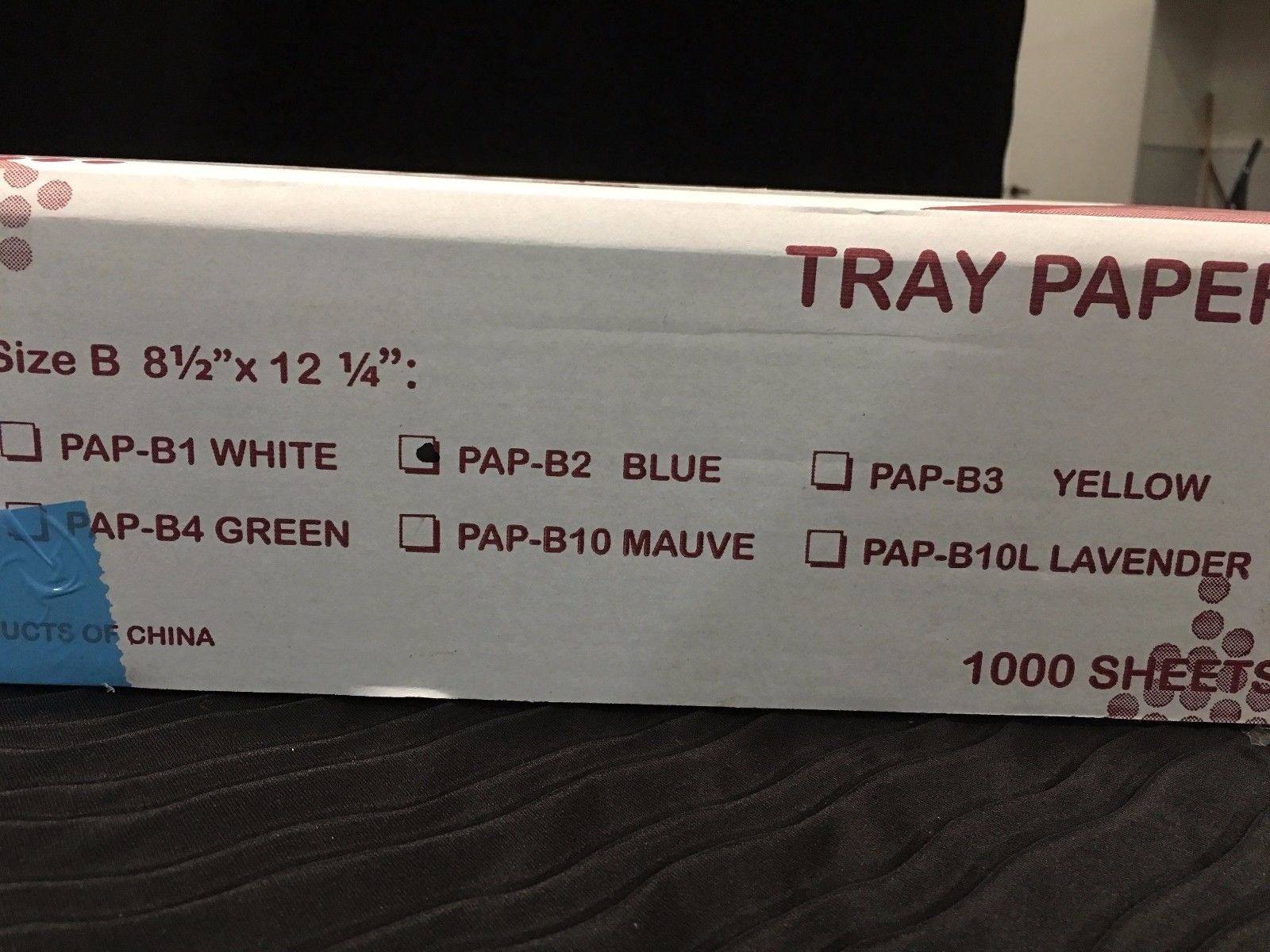 1000 x Dental Paper Tray Covers Size “B” (1 Case) 8 1/2″ x 12 1/4″