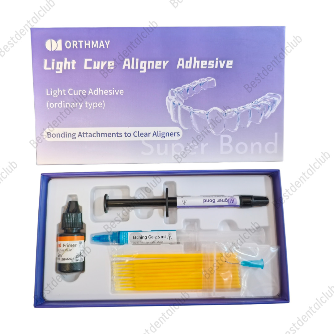 Dental Light Cure Orthodontic Adhesive Paste Kit for Aligner Attachments