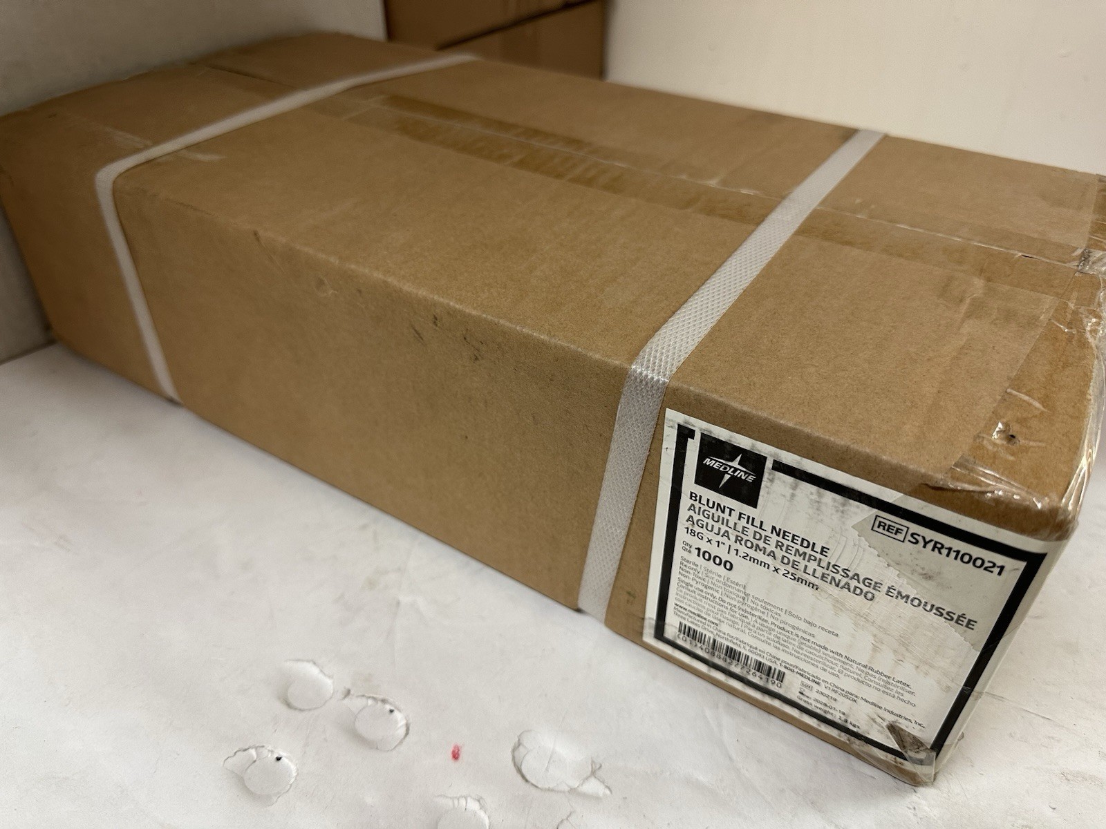 Medline #SYR110021 Blunt Fill Needles (1000PC CASE) 18 Gauge x 1” Length