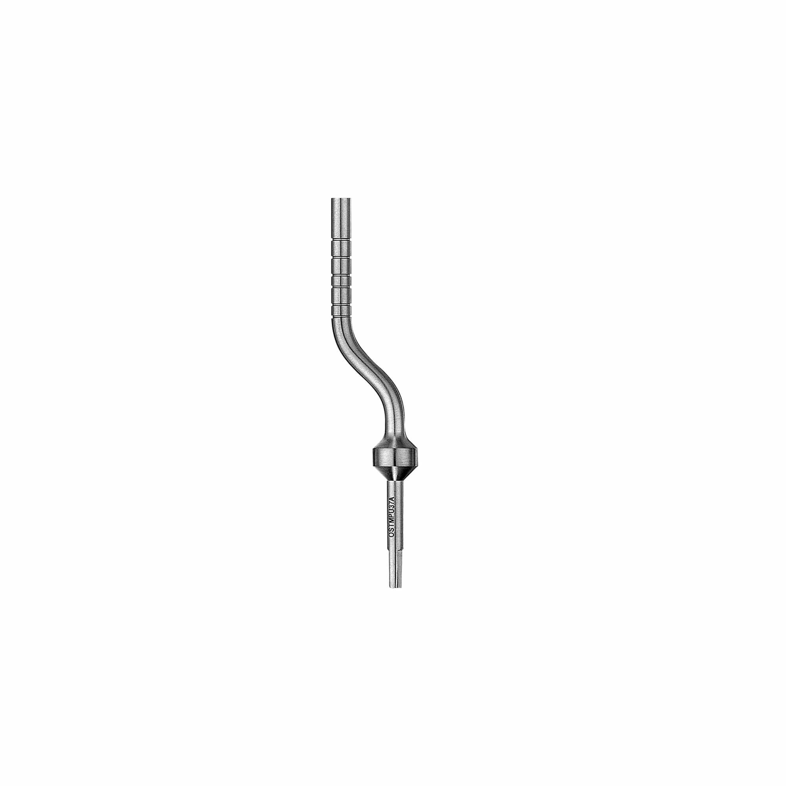 Hu-Friedy 3.7 mm Interchangable Osteotome Concave Tip Pusher, Angled – OSTMPU37A