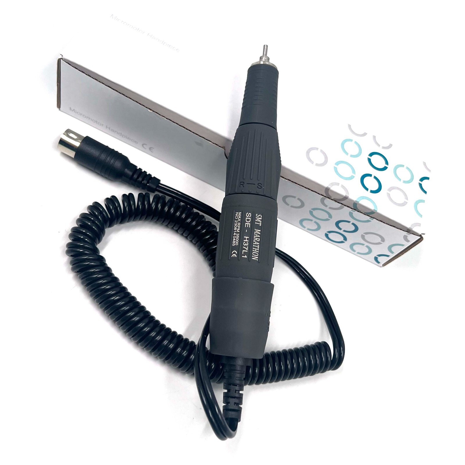 2pcs 35K RPM Dental Lab Jewelry Micromotor Polishing Micro Motor Handpiece 2.35