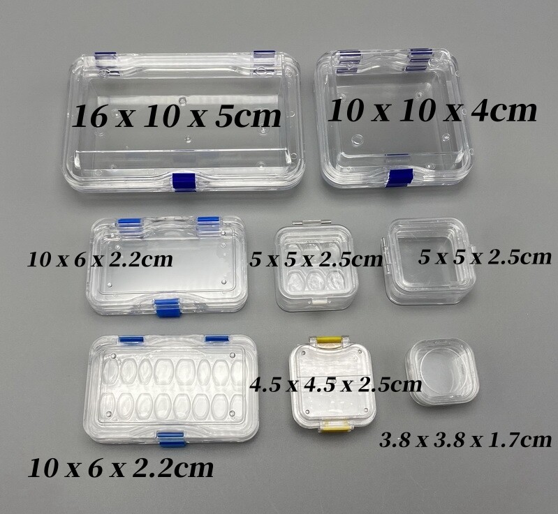 Denture False Inlay Teeth Membrane Case Fragile Hinged Display Jewelry Boxes