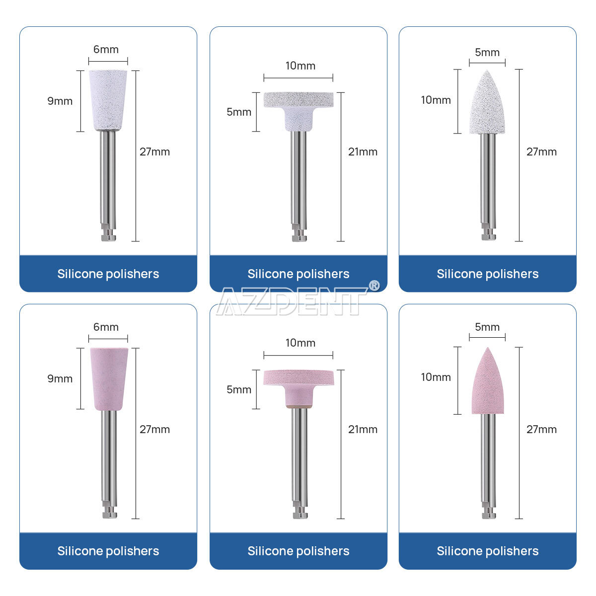 Dental FX Contra Angle/Straight/Air Motor 2/4Holes / RA Composite Polishing Burs