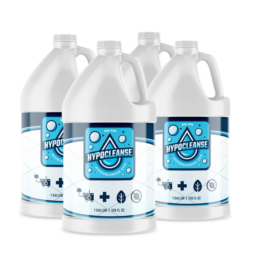 Hypocleanse 500PPM Hypochlorous Acid – For Medical, Lab and Dental – Made in USA