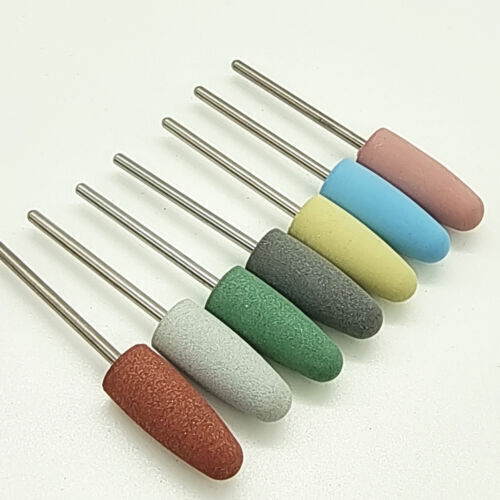 50 Pcs Dental Lab Silicone Rubber Polishers Diamond Polishing Burs 2.35 mm