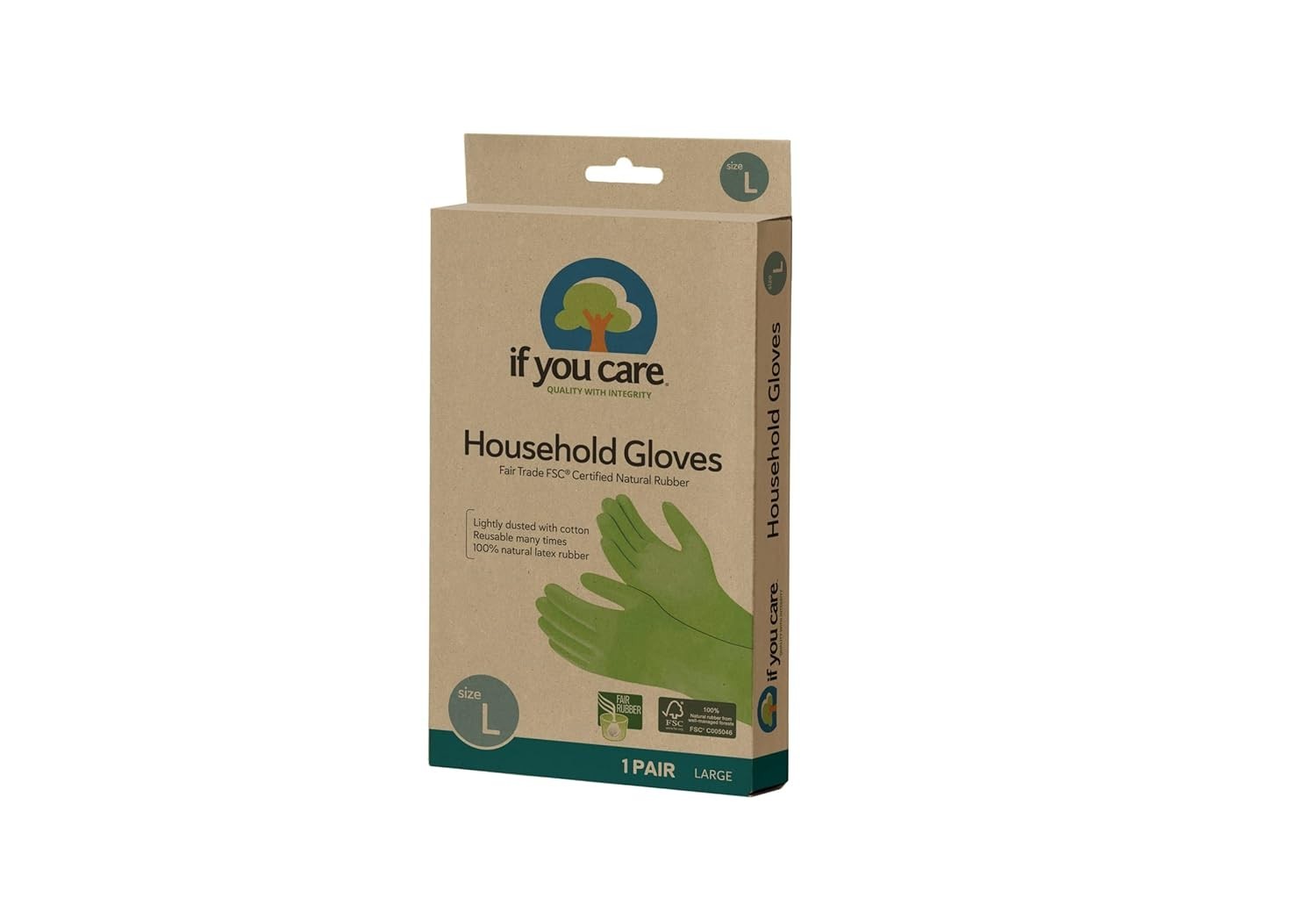 Ambidextrous Large Latex Gloves – Comfortable for Cleaning, Dishwashing & More