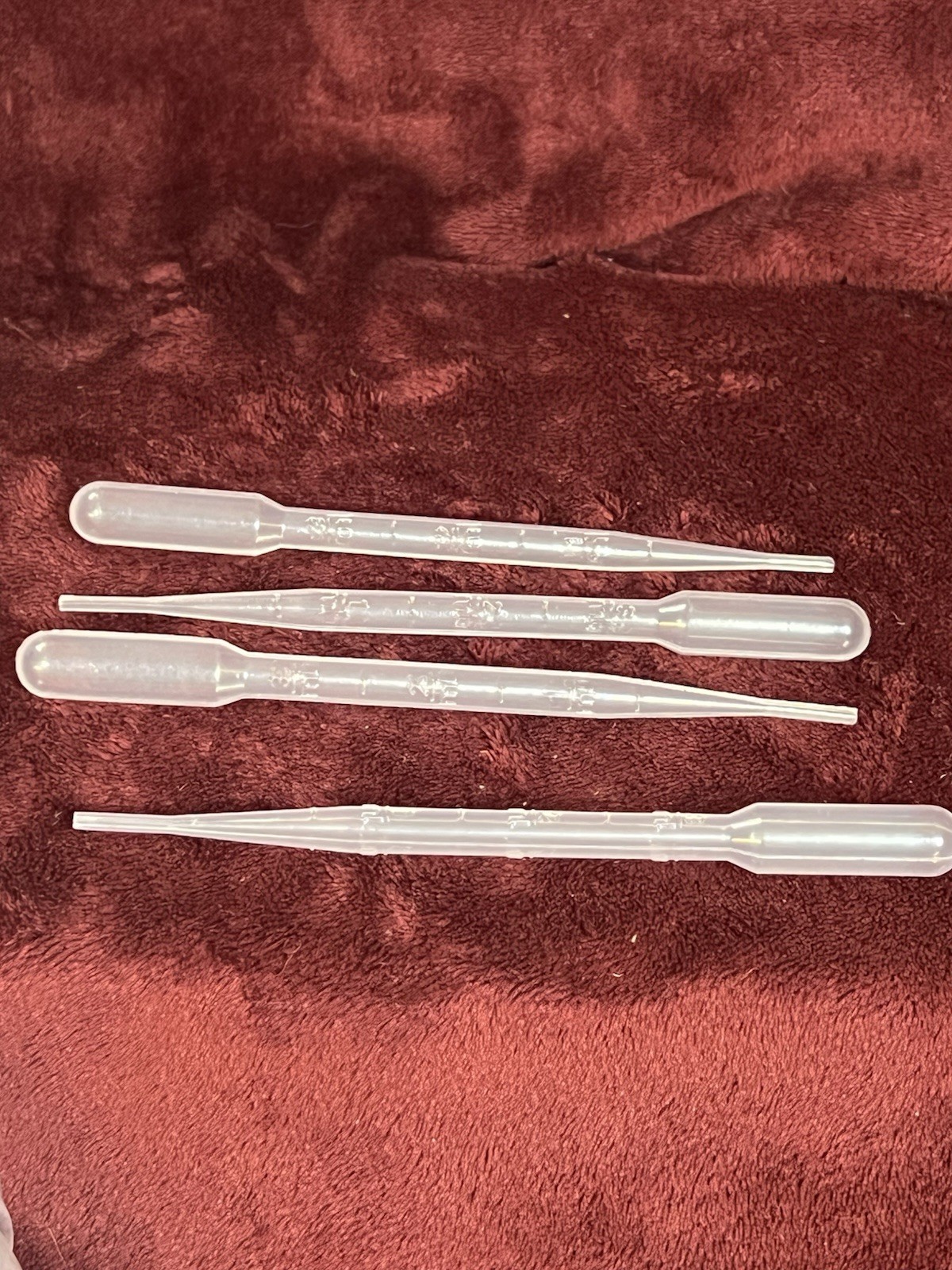 100 plastic transfer pipettes droppers graduated 3 ml 3ml Pasture (1758)