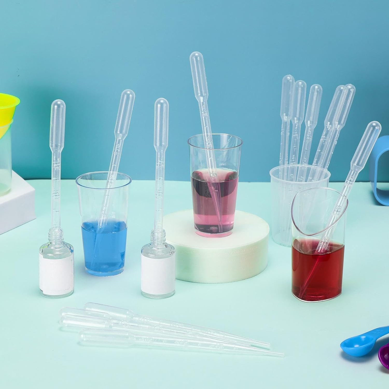 1000 Pcs Plastic Pipettes Droppers 3Ml Disposable Transfer Pipettes Eye Dropper