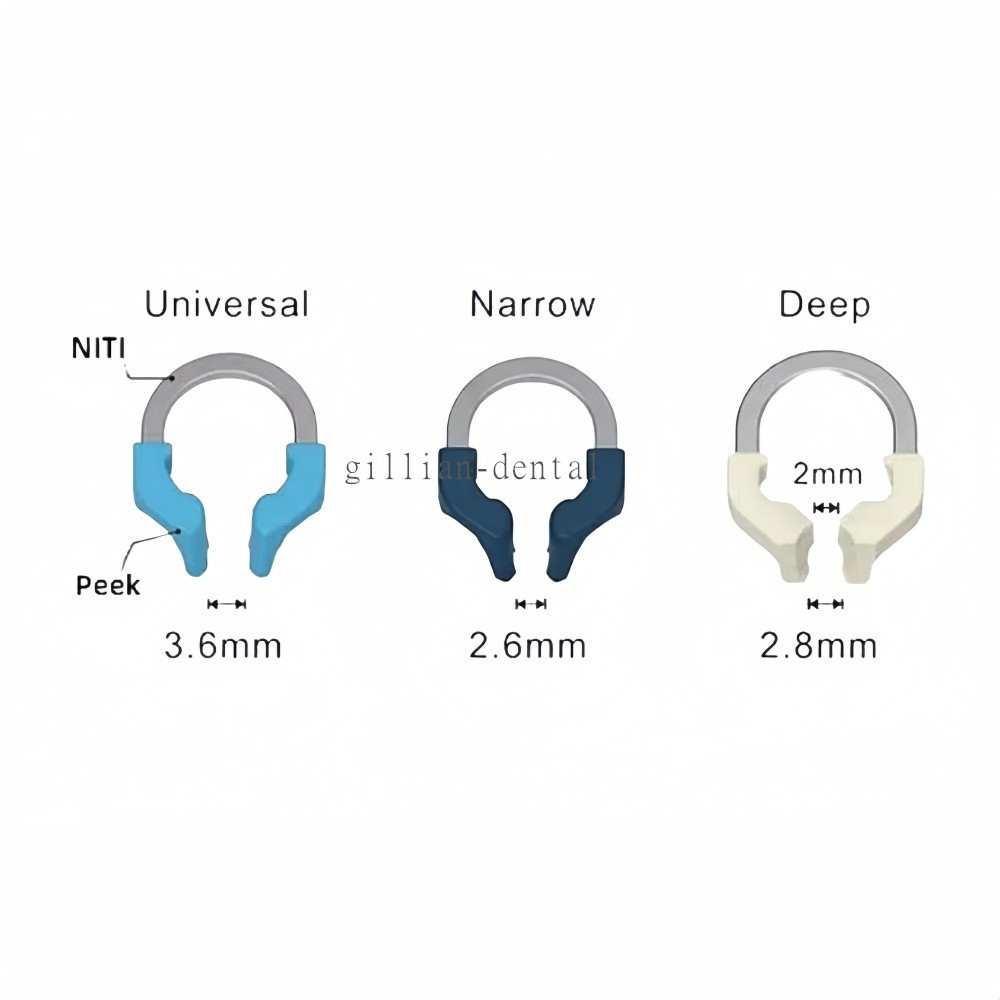 Dental Sectional Matrix Bands Ring Clamp Spring Clip Nickel Titanium Clamp Rings