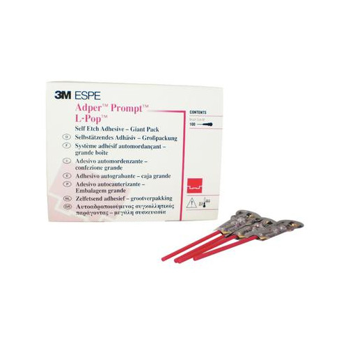 3M 41926 Adper Prompt L-Pop Self-Etch Adhesive Applicators 100/Pk EXP Jul 2026