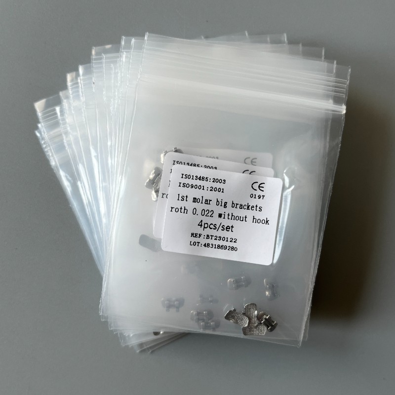 20Sets Dental Orthodontic 1st Molar Wide Big Brackets Roth 022 Without hooks