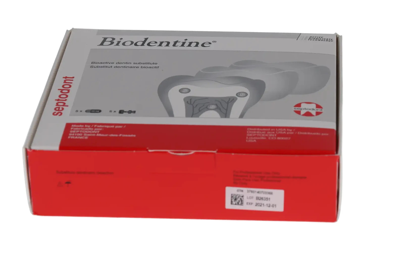 Biodentine Dentin Replacement, Base/Liner Complete Kit, 15/Pk, 01C0600
