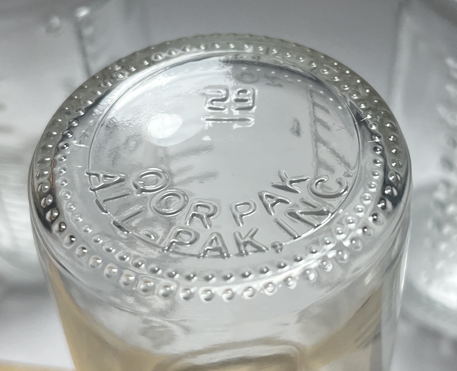 QUOPAK Glass Graduated Glass Beaker – Wide Mouth Jar – 120mL 4 Ounce – Lot Of 5