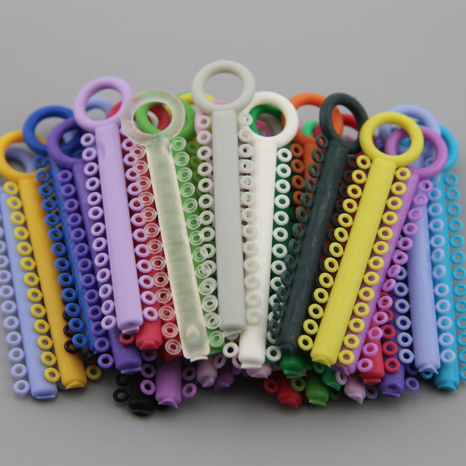 1040pc Orthodontic Elastic Ligature Tie Rubber Braces Dental Ligadura Ortodoncia