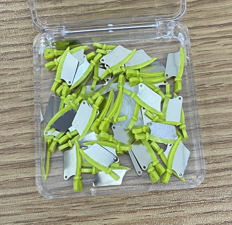 50PCS Dental Matrix Fender Wedges Prep Interproximal Diastema Wedge Guard L/M/S