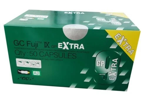 GC FUJI 9 GP EXTRA Posterior Glass Ionomer Cement Dental Restorative 50 Capsule