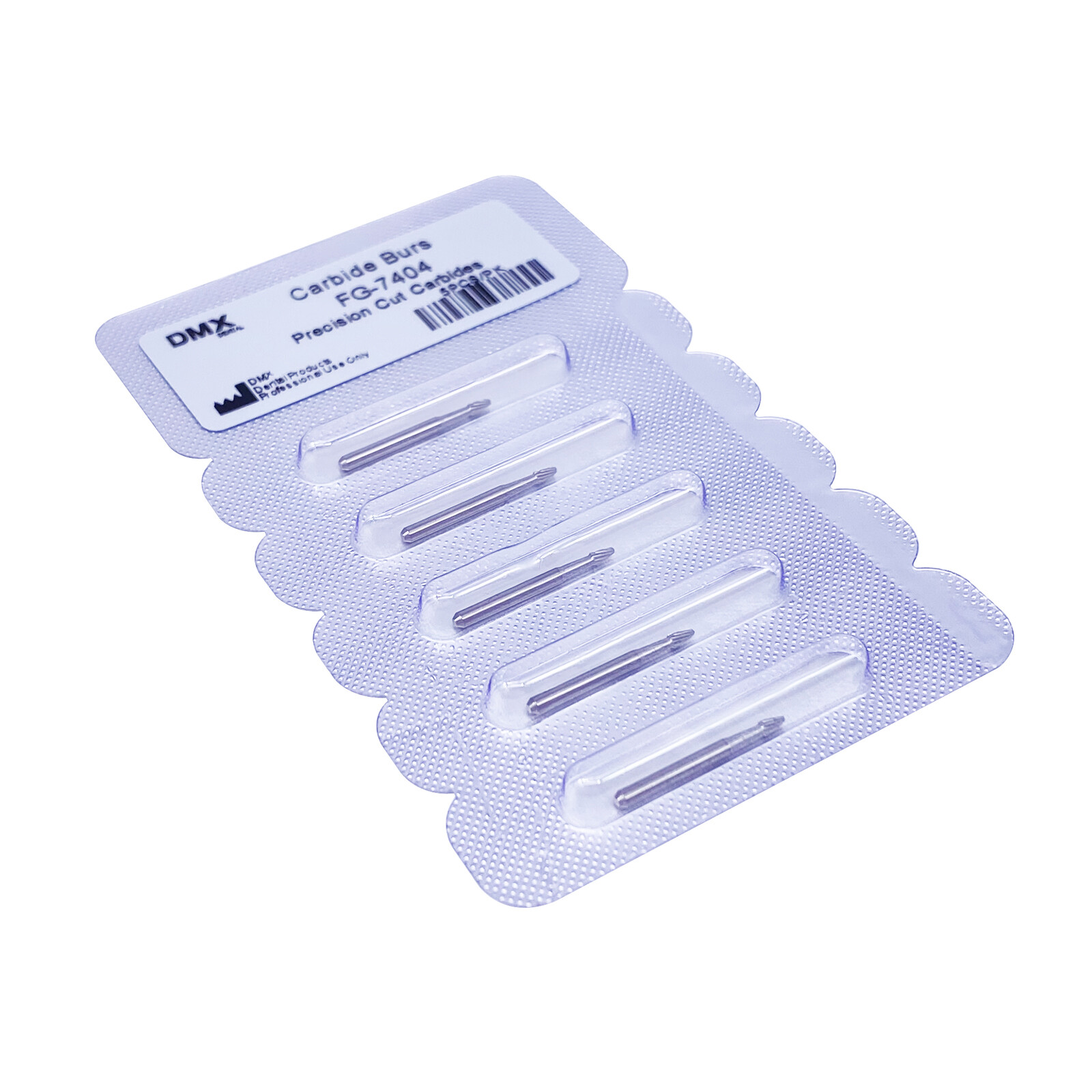5Pcs Dental Tungsten Carbide Burs Trimming & Finishing Egg Football Bur FG 7404