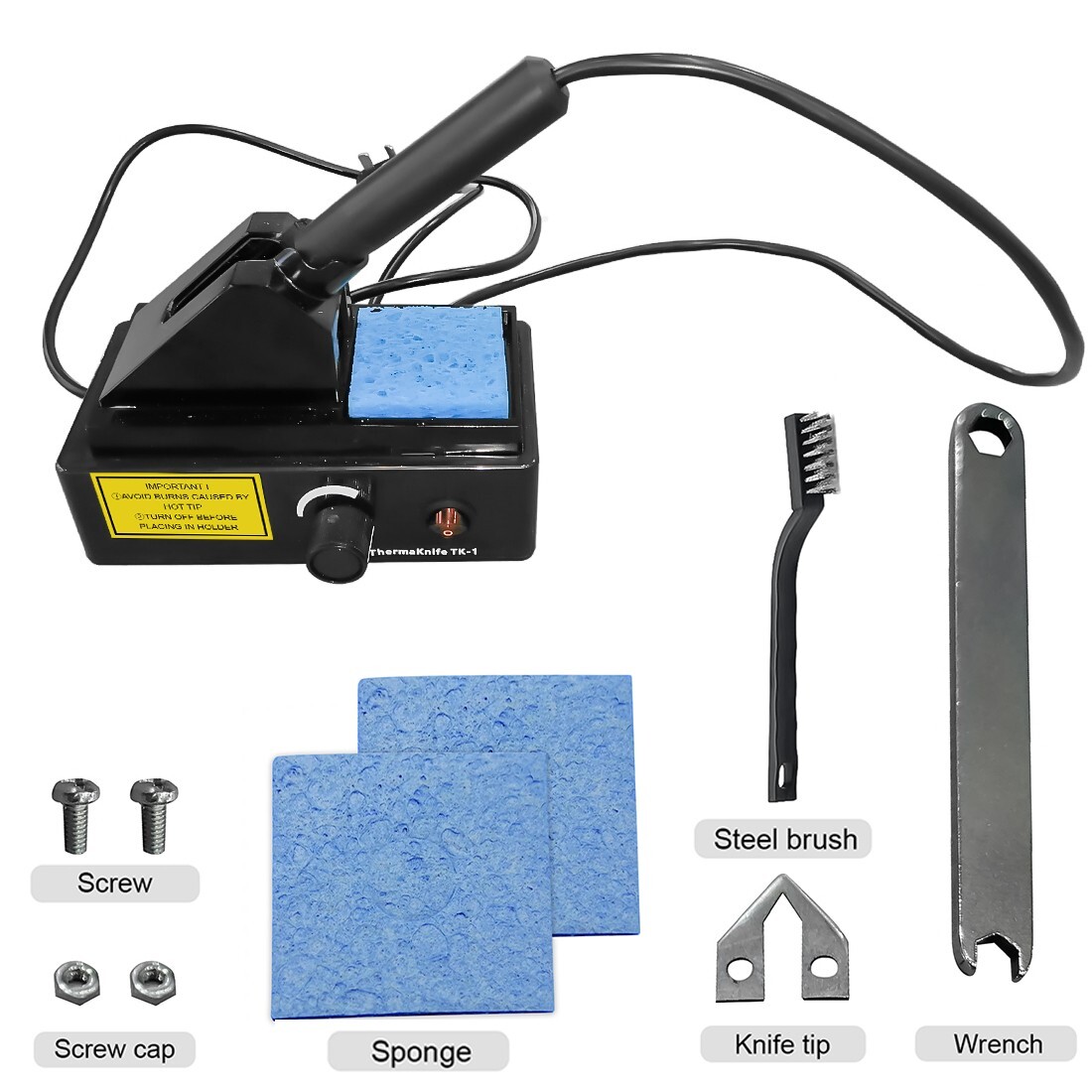 Electric Dental Thermoplastic Engraver Cutter Orthodontic Heating Cutting Knife