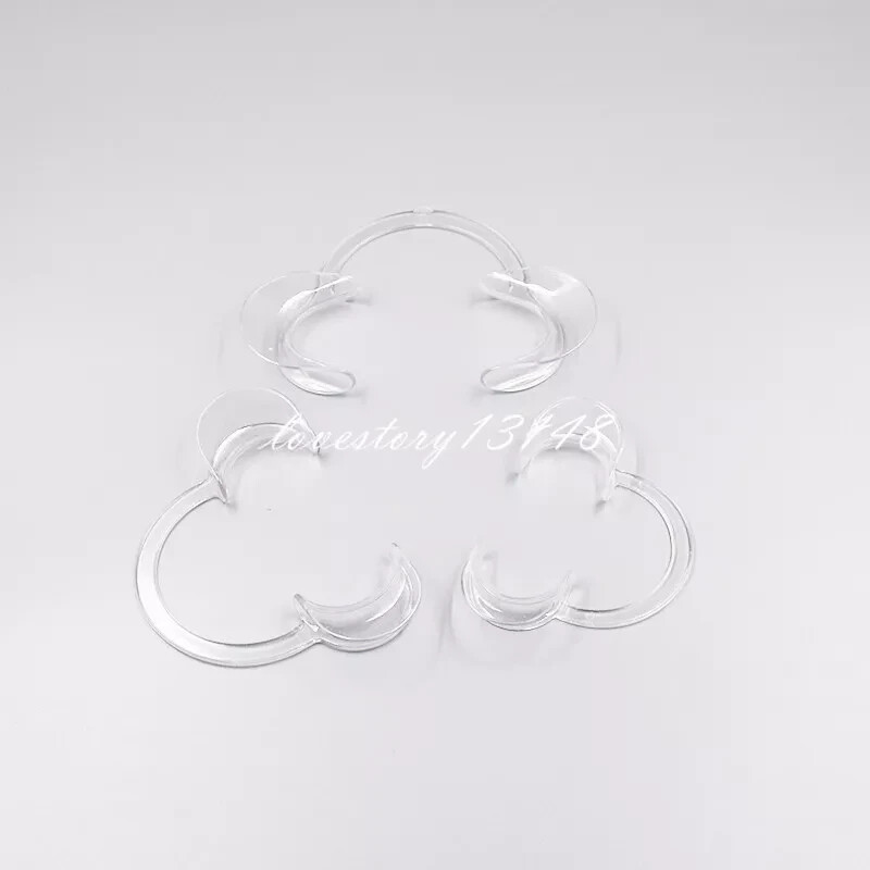 18Pcs Dental Intraoral Cheek Lip Retractor All Types O/C/W/T 2-head Mouth Opener