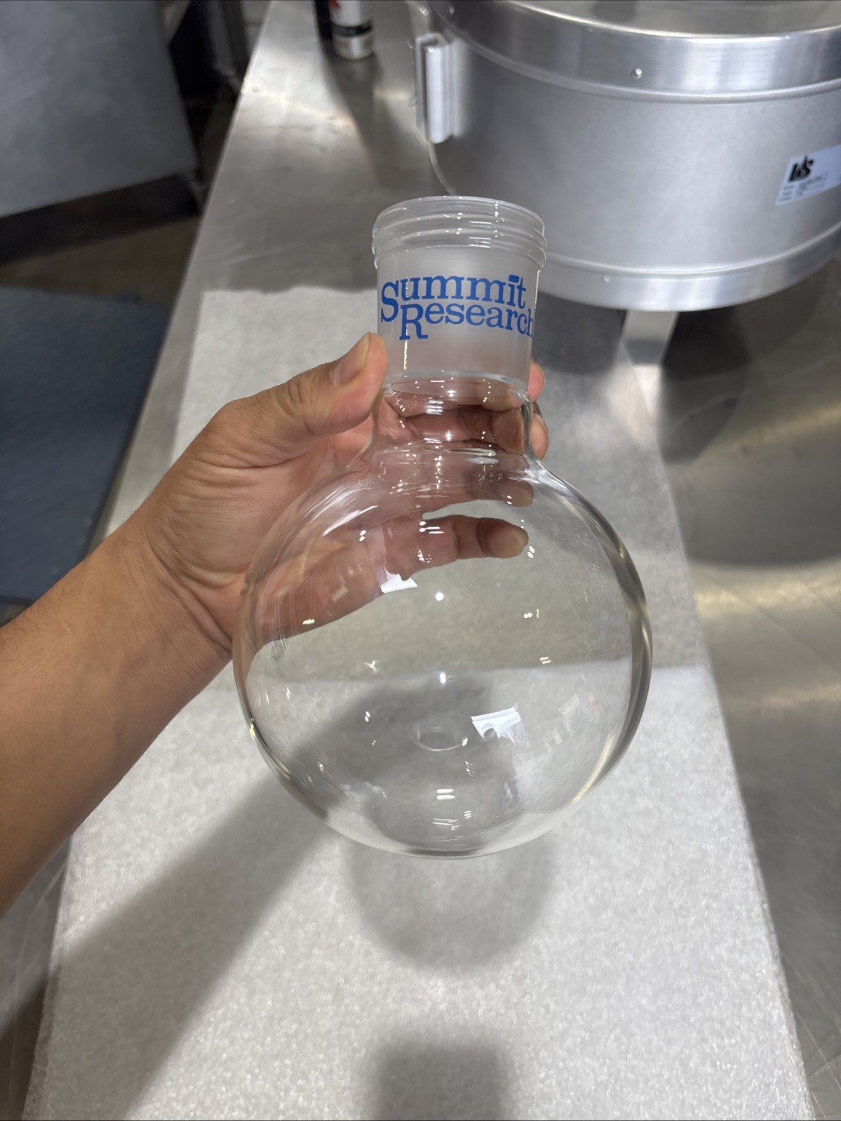 Used Summit Research Rodaviss 45/50 1000ml 1L Flask Round Bottom Glass Lab