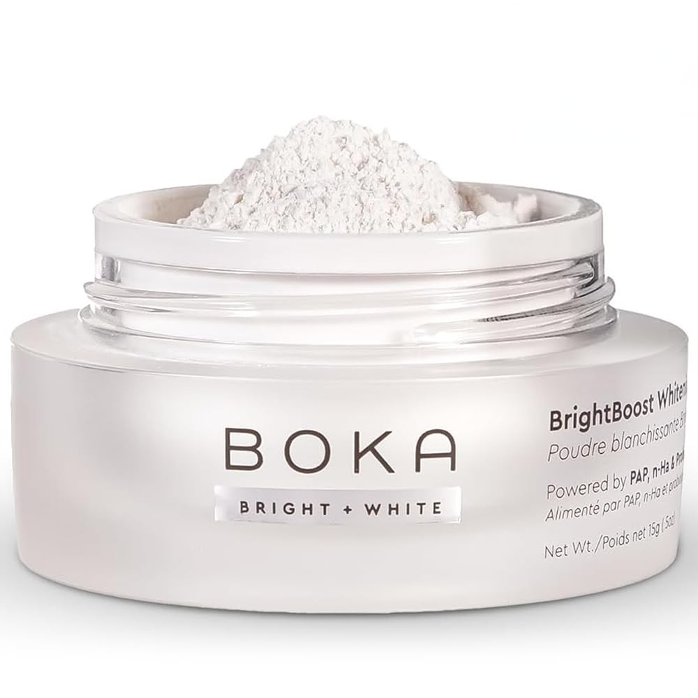 Boka Teeth Whitening BrightBoost Powder – Nano 0.5 Ounce (Pack of 1)